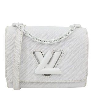 Louis Vuitton  Twist PM Epi Leather Chain Shoulder Bag White
